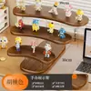 Suporte de Exibição de Caixa Surpresa em Camadas para Desktop Escada Acrílica para Armazenamento de Figuras Organizador de Pequenos Enfeites de Entrada Bloco de Montar de Brinquedo