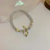 Pulsera de diamantes cuadrados, diseño elegante y moderno de la marca coreana Flu, pulsera delicada y con sentido de la moda, pulsera de celebridades de Internet, recién llegada para mujeres.