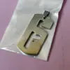 Collar de joyería de comercio exterior europeo y americano para hombre, colgante de acero de titanio, acero inoxidable, estilo coreano, collar largo, cadena de suéter para niña