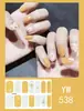 Pegatinas para uñas TE, sin cocción, de moda, finas, arte de uñas de cobertura completa listo para usar, pegatinas de uñas vestibles temu, Sudeste Asiático, Japón, Corea