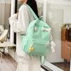 Mochila para Estudiante Valor Facial Alto Dulce Pequeña Fresca Versátil Mochila Ligera de Gran Capacidad