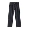 Jeans Rectos para Hombre Alta Calidad Corte Delgado Pantalones para Hombre Versátiles Casuales Pantalones para Viajar al Trabajo Estilo 'Old Money' Holgado