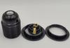Lâmpadas suporte de lâmpada espiral soquete de lâmpada luminária de mesa luminária de chão acessórios E27E14 autotravante preto Bakelite rosca iluminação
