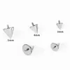 Aço Inoxidável Cone Pontiagudo Design de Rosca Externa Joia para Piercing de Aço Inoxidável Moda Acessórios para Body Piercing Atacado