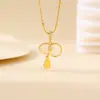 Yuebao Jewelry Calcedonia Blanca Natural Plata de Ley S925 Chapada en Oro Colgante de Calabaza Collar con un Sentido de Lujo y Exclusividad Venta al por Mayor