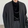 Suéter cárdigan plisado MYQ para hombre, chaqueta informal holgada de moda para otoño, top coreano para hombre que combina con todo