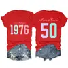 Capítulo 50 vintage 1976 Amazon Wish sitio independiente moderna y cómoda camiseta de mujer de cuello redondo y manga corta