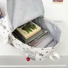 Mochila estrellada para niñas, estilo Ins, nicho, ligera, bolsa de doble hombro, gran capacidad, para estudiantes de secundaria, preparatoria, universidad, escuela, mochila para ir al trabajo