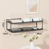 Soporte sin perforación para decodificador de TV, estante de almacenamiento para proyector, estante simple de pared para router