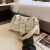 2026 Novo Modelo Senmeng Tendência Versátil Nicho Fashionável Estilo Biker Bolsa de Axila para Mulheres para o Trabalho Bolsa de Ombro Transversal