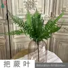 Série de Plantas Verdes, Plantas Verdes Artificiais Estilo Floresta, Plantas Verdes Falsas para Casamento e Decoração de Casa, Flores Artificiais para Ambientes de Hotel e Buquês