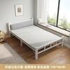 Cama plegable individual para el hogar, habitación de alquiler para adultos, cama para acompañante de oficina, siesta, habitación de alquiler simple, cama doble portátil para la hora del almuerzo