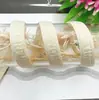 Borda de Dente de Ponto Fita Embossing Prensada a Quente T-Shirt Moletom Faixa de Gola Traseira Faixa de Gola Prensada Faixa de Borda de Calça Lateral Acessórios de Vestuário