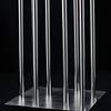 Novos Ornamentos de Guia de Caminho de Flores de Cristal Eletrogalvanizado para Casamento Luz de Caminho de Cristal Adereços de Layout para Banquete Luz Decorativa de Palco