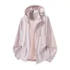 Logo Personalizable, Ropa de Protección Solar de Verano con Capucha Desmontable para Hombres y Mujeres, Chaqueta Protectora UV para la Piel Estilo Pareja para Exteriores