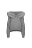 Casaco Cardigan de Tricô com Capuz e Gola Grande de Pelo para Mulheres no Outono e Inverno, Preguiçoso e Relaxado, Solto e Quente, Novo Suéter