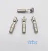 Cabeça de zíper de fábrica em estoque Não. 3 Não. 5 Não. Bolsa com zíper e puxador inferior de metal prateado brilhante com 8 pérolas