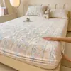 2026 Nuevo Estilo Fresco Floral en Relieve Espeso Sábana de Leche Terciopelo Impresa Tridimensional