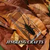Especímenes de Insectos Artesanales Jingling: Escarabajo, Escorpión, Mantis, Araña - Educación en Ciencias Biológicas, Regalos de Nicho, Adornos de Resina