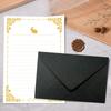 Traje de Papel de Carta Sobres de Cachemira Retro Carta de Amor Estilo Chino Carta Manuscrita Postal Invitación Sobre de Pintura