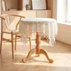 Toalha de Mesa de Crochê Vazado Estilo Retrô Pastoral Americano Transfronteiriça Retangular Redonda para Mesa de Jantar Mesa de Café Toalha de Mesa Pano para Cobertura de Armário Doméstico