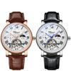 Chenxi Chenxi Reloj mecánico automático de alta gama para hombre, con volante hueco, luminoso, resistente al agua, 8873