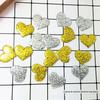 Brilho lantejoulas coração coração em forma de coração amor resina acrílico brincos brincos acessórios chaveiro diy pingente