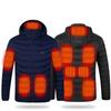 Zona 33 Zona 21 Chaqueta de plumón con calefacción, Chaqueta acolchada de algodón, Ropa con calefacción, Ropa de abrigo, Ropa de invierno para hombres y mujeres, Otoño e Invierno, Zona 249