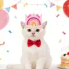 Suministro directo de fábrica de sombreros de decoración de cumpleaños personalizados, sombreros de fieltro para decoración de la primera fiesta de cumpleaños infantil, accesorios para fotos