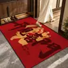 Felpudo de Entrada Modelo Nuevo 2026, Alfombra de Bucle de Seda Roja para el Hogar, Cortable, Resistente a la Suciedad, Resistente al Desgaste, Felpudo para Eliminar el Polvo