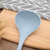 Colher de sopa de palha de trigo com cabo longo, resistente a quedas e calor, adequada para uso doméstico, colher para panela antiaderente, colher de sopa de palha de trigo espessada