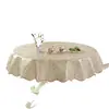 Toalha de mesa redonda, toalha de mesa lavável para sala de jantar, toalha de mesa para mesa de centro, à prova d'água, à prova de óleo, hotel, restaurante, anti-PVC, toalha de mesa quadrada para sala de jantar