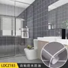 Renovação de cozinha autoadesivo impermeável papel de parede de banheiro adesivos de vaso sanitário à prova de óleo azulejos resistente a altas temperaturas papel de parede mosaico