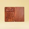 Amuleto de madera fulminada con el mantra Zimei, suministros taoístas e instrumentos rituales, venta al por mayor desde la fábrica de origen