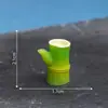 Paisaje en miniatura, juego creativo para hacer té para una mesa pequeña, con una tetera de arcilla púrpura simulada y juego de té, accesorios decorativos DIY