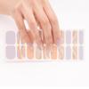 Fábrica Atacado 20-Finger Glitter Smudged Nail Stickers Coreano Unha Polonês Filme Impermeável Nail Stickers Personalizados De Acordo Com Desenhos