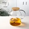 Chaleira de Resfriamento de Vidro Espesso Resistente ao Calor Resistente a Altas Temperaturas Chaleira para Suco Anti-Explosão Grande Capacidade Transparente Chaleira Doméstica terno