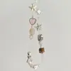Cadenas para Teléfono Móvil al por Mayor Colgante de Estrella de Perla Coreana Cadena Corta de Perlas Cordón para Funda de Teléfono Accesorio de Muñeca para Niña