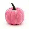 Calabaza de simulación de franela de 6 cm a 8 cm, calabaza de Halloween, accesorios directos de fábrica, modelo de calabaza falsa