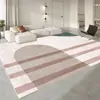 Alfombra de suelo para sofá de alta gama de lujo estilo crema antideslizante para sala de estar, ventanal, sin lavado, alfombra para mesita de noche de dormitorio