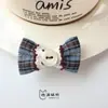 INS Cuadros Encaje Dobladillo Botón Tela Moño Accesorios DIY Bolsa Zapato Flor Sombrero Accesorios Ropa Accesorios