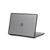 Funda Protectora para MacBook Portátil Apple Macbookair 13.6 pulgadas Set Negro Transparente Delgada y Ligera Funda de Moda