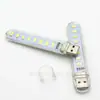 Luz nocturna USB Luz LED Fuente de alimentación móvil para computadora Luz de dormitorio Luz portátil Luz de doble cara Luz blanca cálida brillante