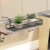 Estante de Almacenamiento de Escritorio, Cesta Colgante para Plantas Suculentas, Cesta Colgante de Almacenamiento para Estación de Trabajo, Organizador de Papelería de Doble Capa, Cesta para Documentos