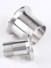 Conexão Rápida de Rosca Macho de Aço Inoxidável 304 Bico Conector Rápido Rosca Externa de Grau Sanitário DN15 DN20 DN25 a 50.5