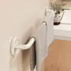 Prateleira de Toalha para Banheiro Sem Furos Prateleira de Armazenamento para Vaso Sanitário Suporte de Parede para Banheiro Rack de Barra para Pendurar Toalha de Banho Cabide de Armazenamento