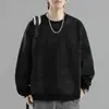 Sudadera Talla Grande para Hombre Primavera y Otoño Marca de Moda Versátil Pantalones para Hombre Tops Chaquetas Camisetas Casuales Holgadas de Manga Larga para Hombre