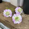 Flores Artificiales con Múltiples Cabezas, Clematis y Flores Falsas para Decoración del Hogar en la Sala de Estar, Jardín Monet, Arreglos Florales de Boda