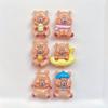 Mini tamanho pequeno marrom animal capivara resina acessórios creme gel grampo de cabelo anel buraco sapatos acessórios papelaria material