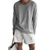 Popular Transfronteiriça Tamanho Europeu Grande Leve Respirável Proteção Solar Blusa Manga Longa Masculina Verão Estilo Leve Maduro Camiseta Venda por Atacado de Fábrica